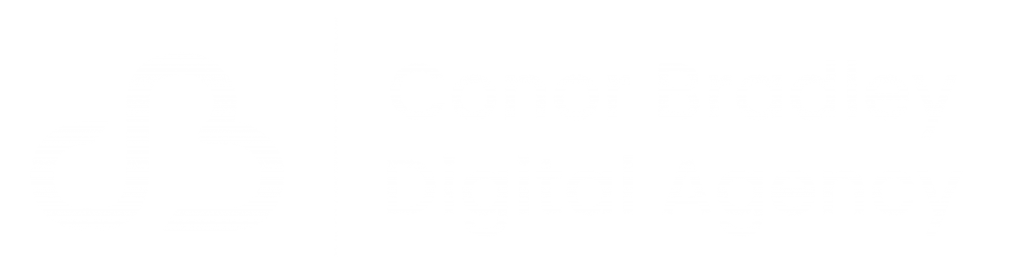 Conor Bradley - Digital Agency White PNG Logo