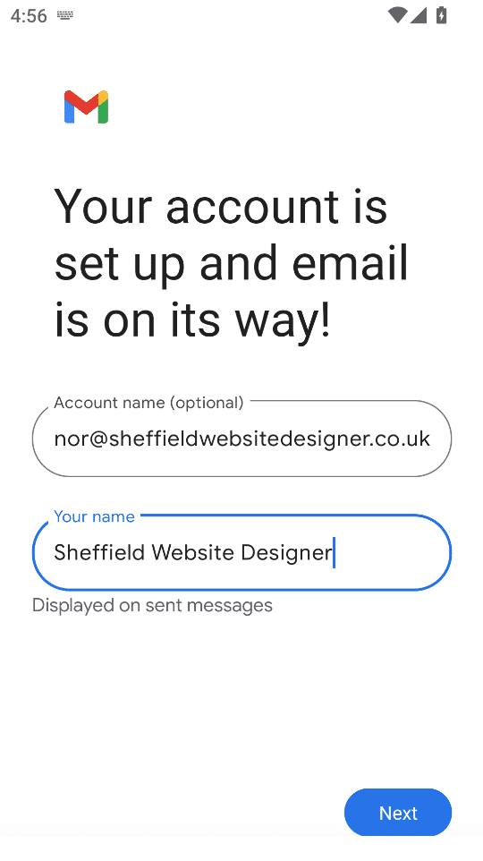 Gmail Email Sending Name