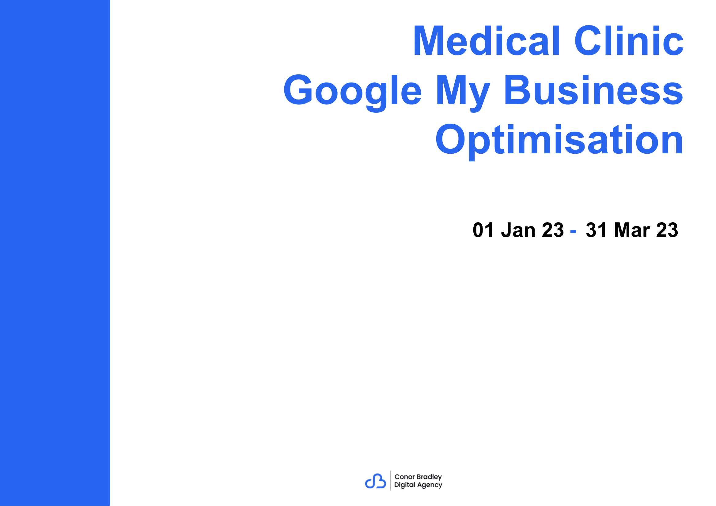 Google My Business Case Study: Beauty Clinic Medical Clinic QTR 1 2023-1