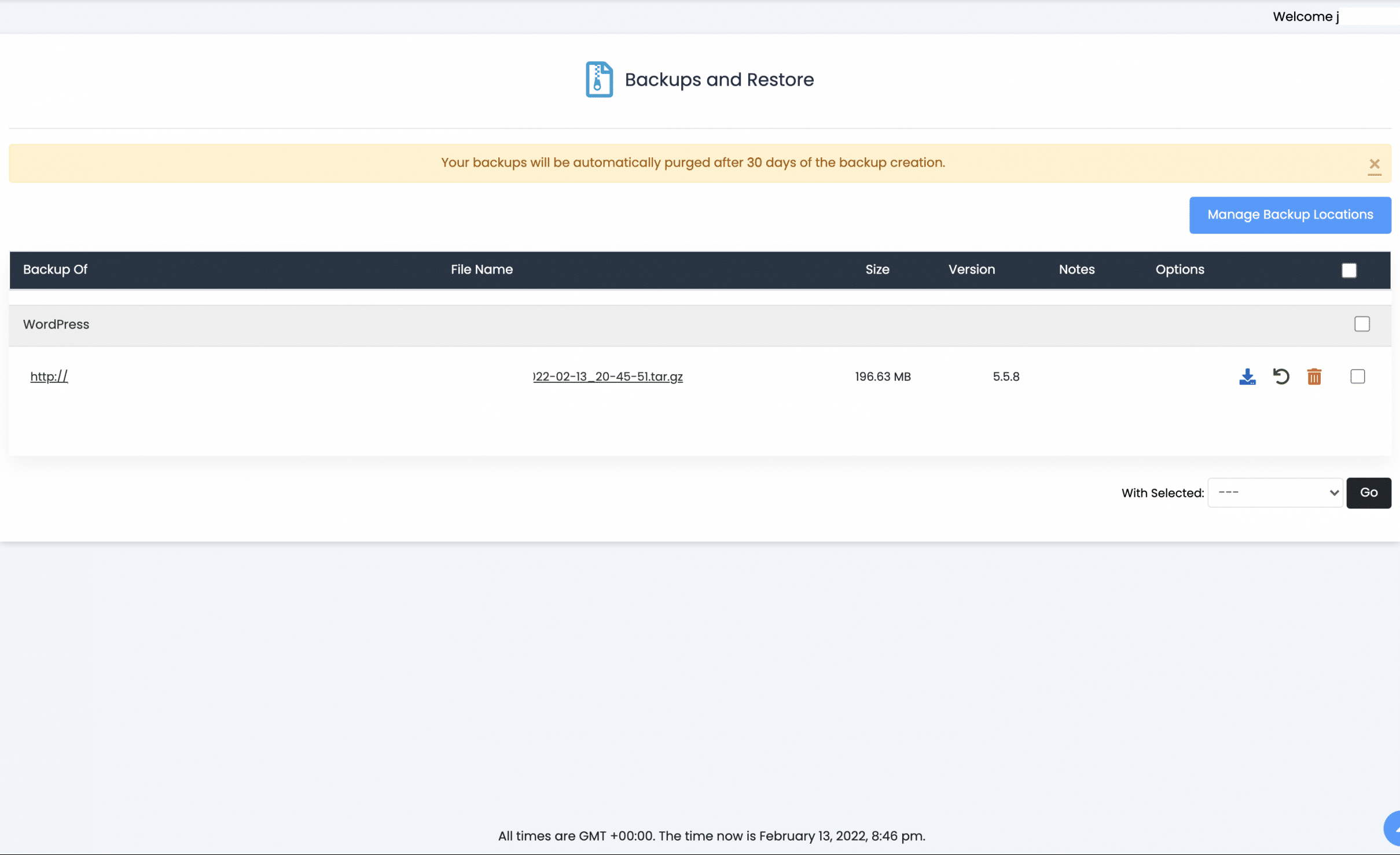 Website Backup Restore Screenshot Conor Bradley Digital Agency e1644788498743