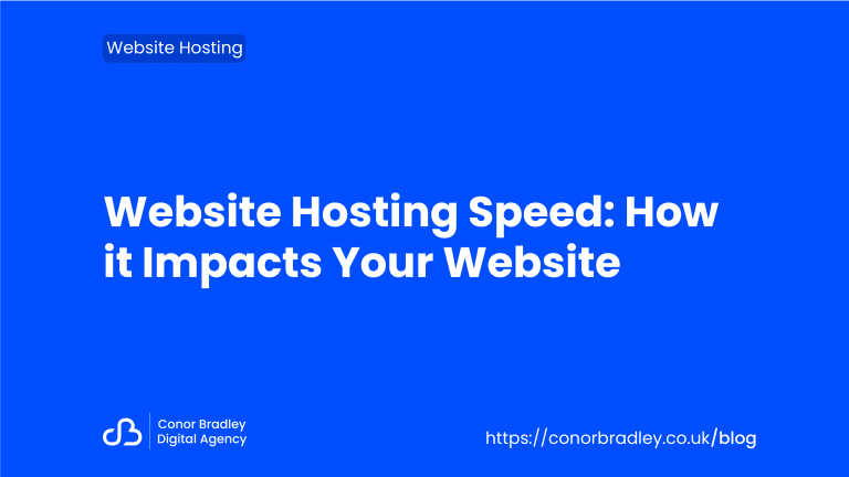 Website hosting speed how it impacts your website featured image copy 2