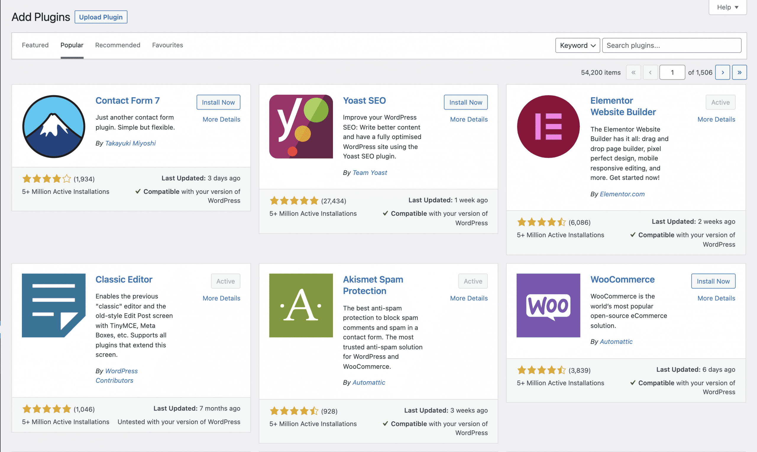 WordPress Plugins Screenshot Conor Bradley Digital Agency