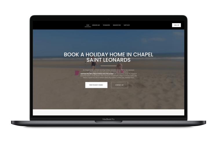 Chapel Holiday Homes Single Mockup