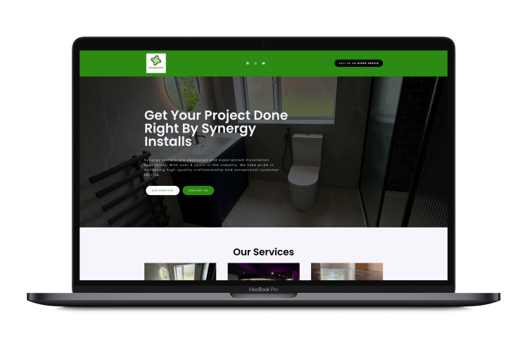 Synergy Installs Mockup