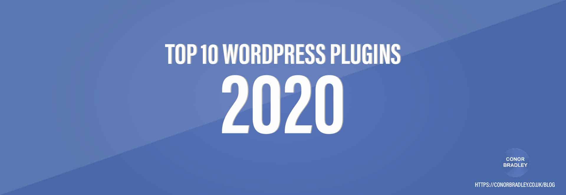 Top 10 Wordpress Plugins 2020 Banner